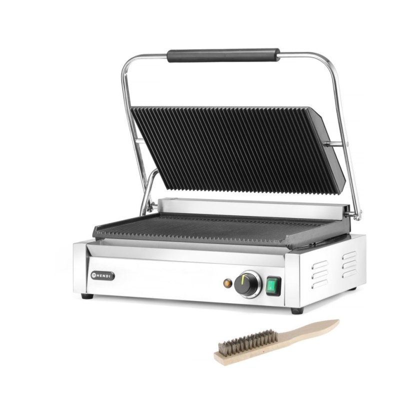Kontaktní gril Panini XL, HENDI, 230V/2700W, 548x464x(H)216mm
