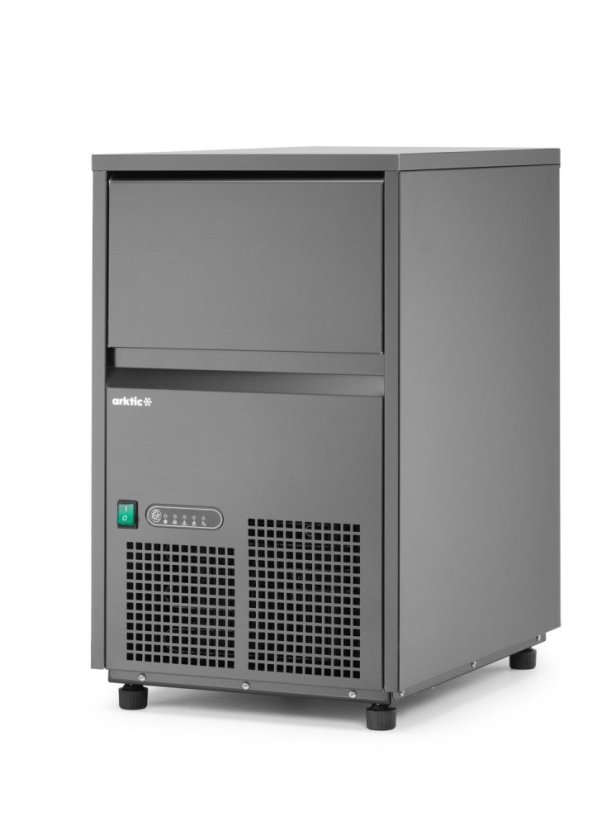 Stroj na výrobu kostek ledu, Arktic, Černá, 230V/385W, 520x380x(H)637mm