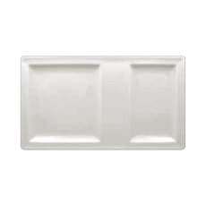 RAK Porcelain RAK Talíř mělký 37 × 21 cm – dvoudílný | RAK-CLRP37IN2