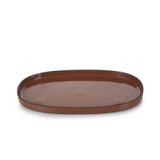Revol Talíř oválný 35,5 × 22 cm – cinnamon | REV-652761