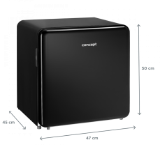 Retro lednice Concept LR2047bcN