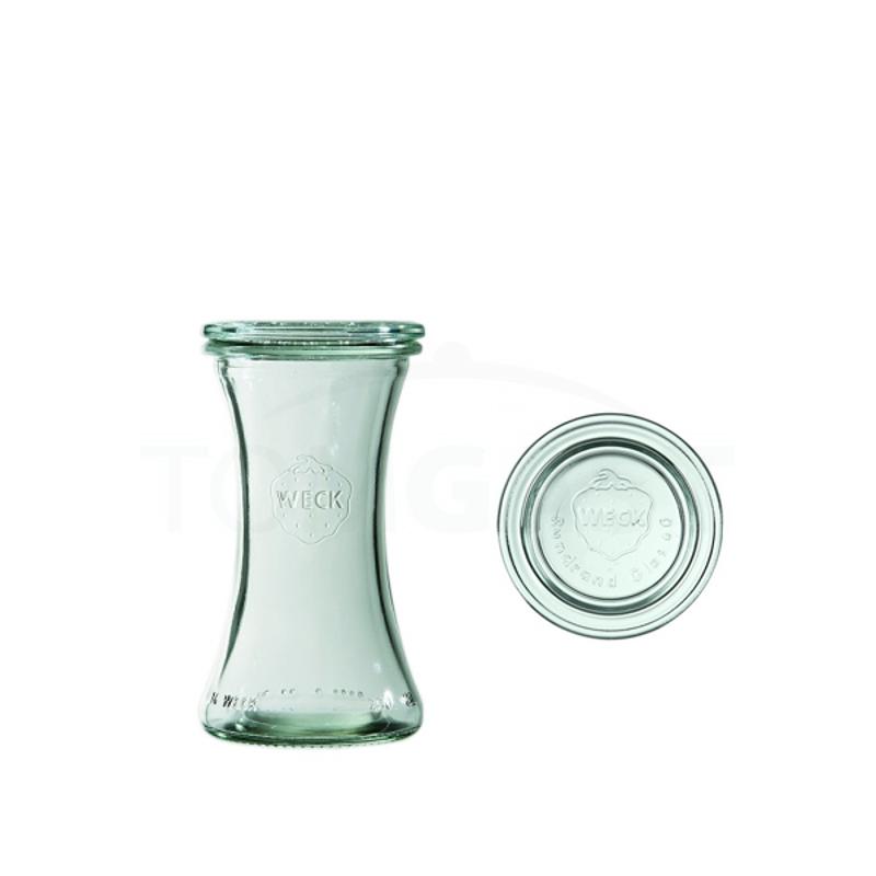 Sklenice WECK Delikates 200 ml s víčkem 6 ks Sklenice WECK Delikates 200 ml s víčkem 6 ks