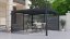 Bioklimatická pergola G21 Austin 4x4 m, antracitová hliníková