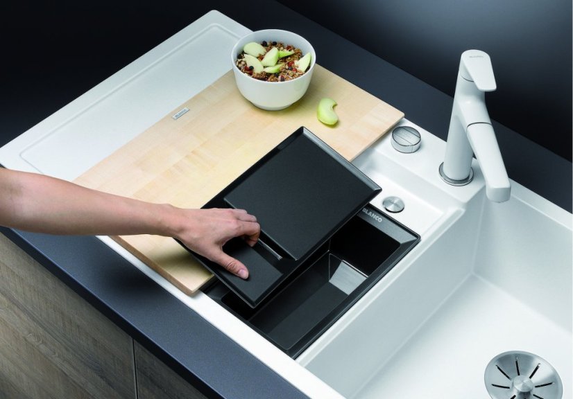 Miska s víkem COLLECTIS 6 S trvzený plast černá