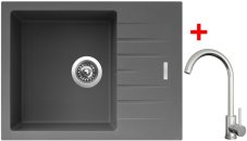 Sinks PERFECTO 650 Titanium + ARCO celonerezová