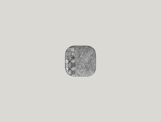 RAK Porcelain RAK Splendour talíř čtvercový 11 × 11 cm – šedá | RAK-SRAUSP11