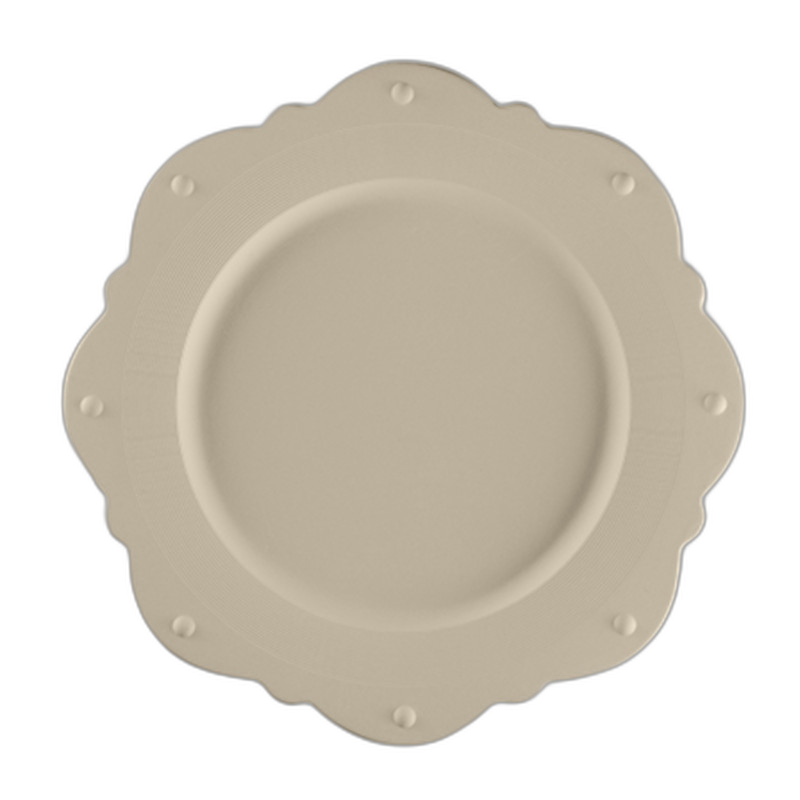 RAK Porcelain Argila Epura talíř zoubkovaný mělký pr. 33 cm