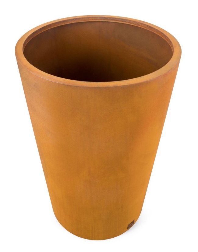 Květináč G21 Corten Round, 65 x 100 x 65 cm