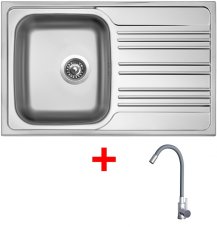 Sinks STAR 780 + ELASTA nerez/šedá