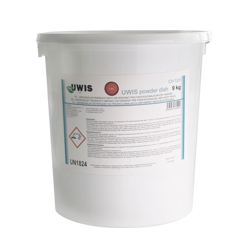 UWIS Práškový detergent do myček 9 kg UWIS Práškový detergent do myček 9 kg