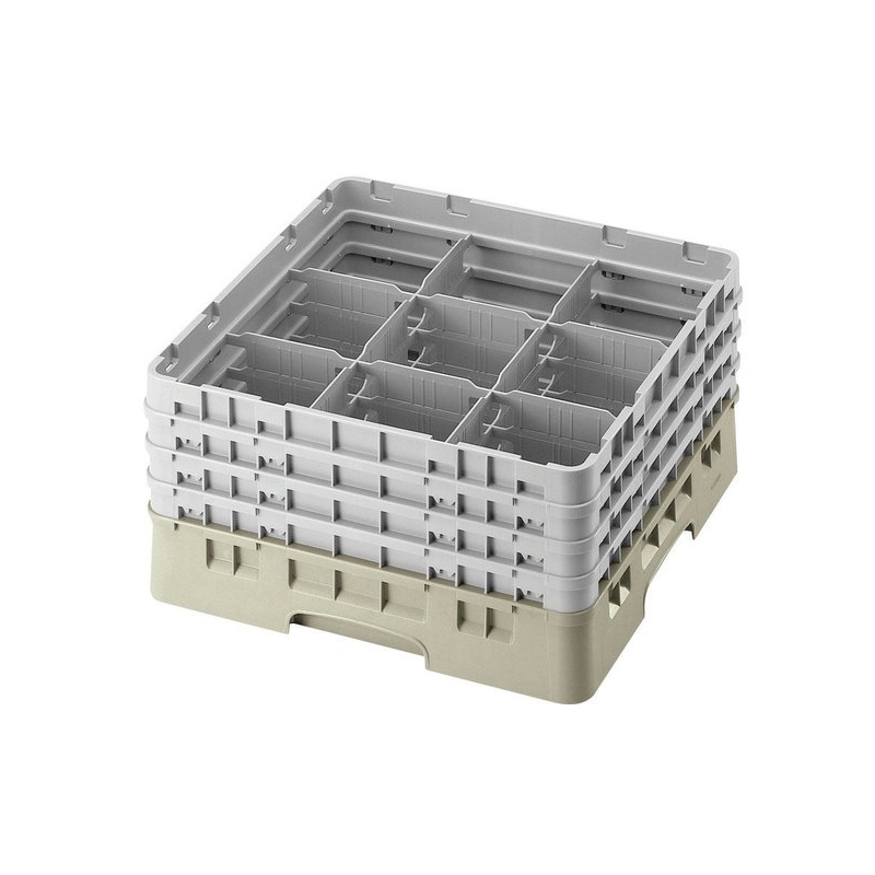 Cambro Koš Camrack 9 pozic, výška sklenice 17,4 cm - Béžová Cambro Koš Camrack 9 pozic, výška sklenice 17,4 cm - Béžová