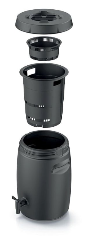 Kompostér Prosperplast COMBIOLIQ černý 25l