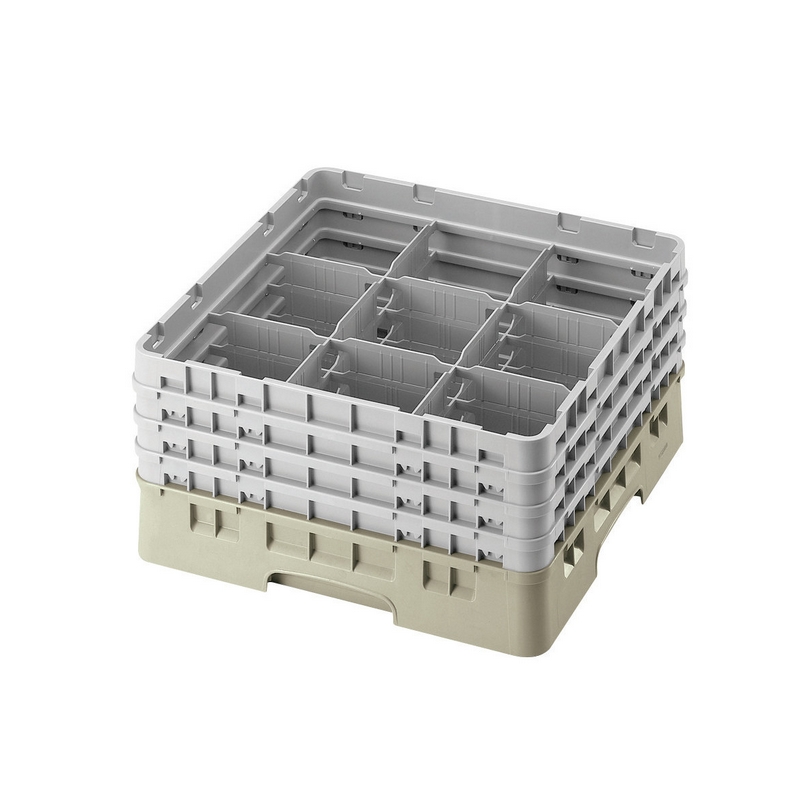 Cambro Koš Camrack 9 pozic, výška sklenice 9 cm - Béžová Cambro Koš Camrack 9 pozic, výška sklenice 9 cm - Béžová