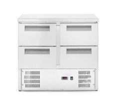 Chladicí stůl s pracovní deskou z nerezové oceli, Arktic, 112L, 230V/143W, 700x900x(H)855mm