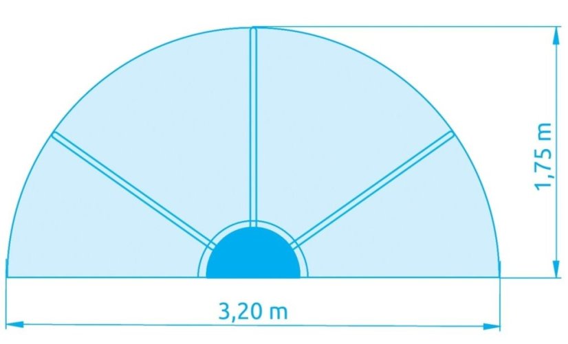 Zastřešení Marimex Pool House Control 3,05 m