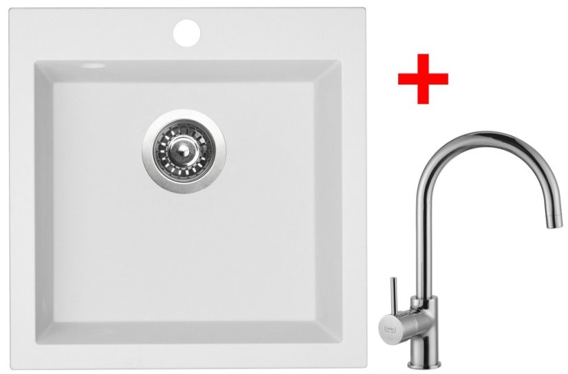 Sinks VIVA 455 Milk + Vitalia Sinks VIVA 455 Milk + Vitalia