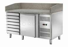 Amitek stůl pizza chladící AK1612TN 7 neutr.zásuvek 1515x801
