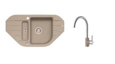 Alveus SET ALVEUS NIAGARA 60/02 + BATERIE ELZA/02 PEBBLE