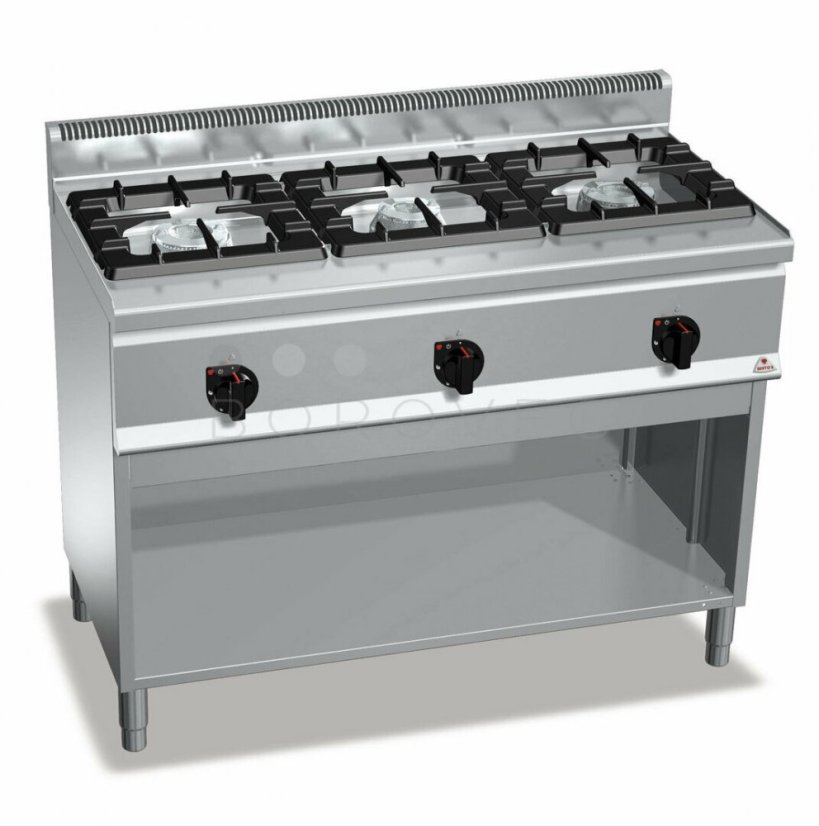 Plynový sporák Bertos G6F3MH12 Plynový sporák Bertos G6F3MH12