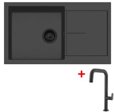 Sinks INFINITY 860 BL Nanoblack + EVA P Nanoblack