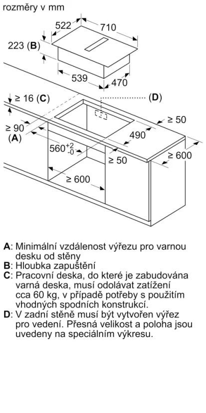 Indukční varná deska Bosch PVQ731H26E