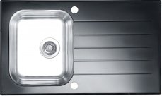 Alveus GLASSIX 10 ČERNÝ, 860x500x190 F