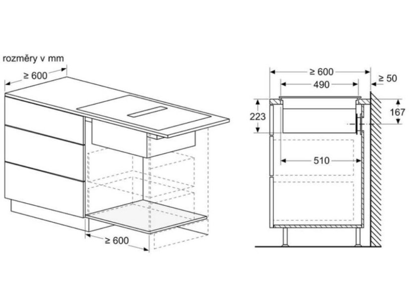 Indukční varná deska Bosch PVQ731H26E