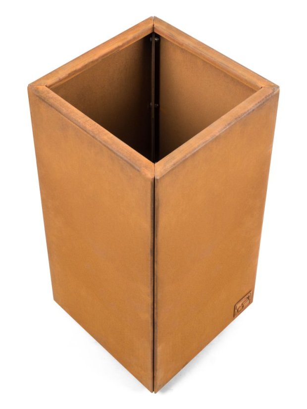 Květináč G21 Corten Square, 30 x 60 x 30 cm