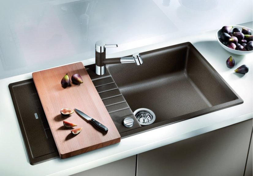 Blanco ZIA XL 6 S Compact silgranit šedá vulkán oboustranné provedení s excentrem