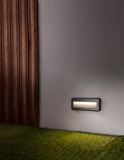 Svítidlo Nova Luce PULSAR STEP GREY 6 schodišťové, IP 54, 4 W