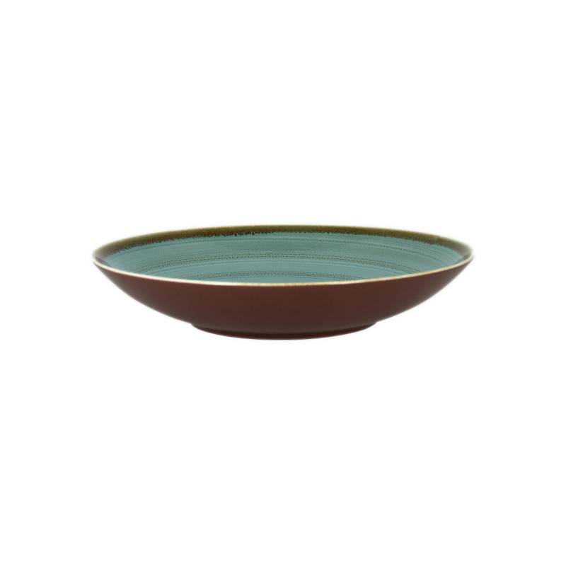 RAK Porcelain RAK Twirl talíř hluboký 23 cm – lagoon | RAK-TWBUBC23LA RAK Porcelain RAK Twirl talíř hluboký 23 cm – lagoon | RAK-TWBUBC23LA