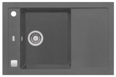 Alveus FORMIC 30/04 Steel-( 760x500mm) + pop-up sifon