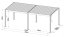 Bioklimatická pergola G21 Austin Premium 6x3 m, antracitová hliníková