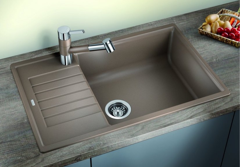 Blanco ZIA XL 6 S Compact silgranit káva oboustranné provedení bez excentru