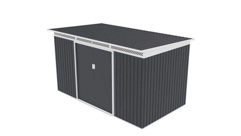 Zahradní domek G21 GRAH 700 - 340 x 206 cm, antracitový
