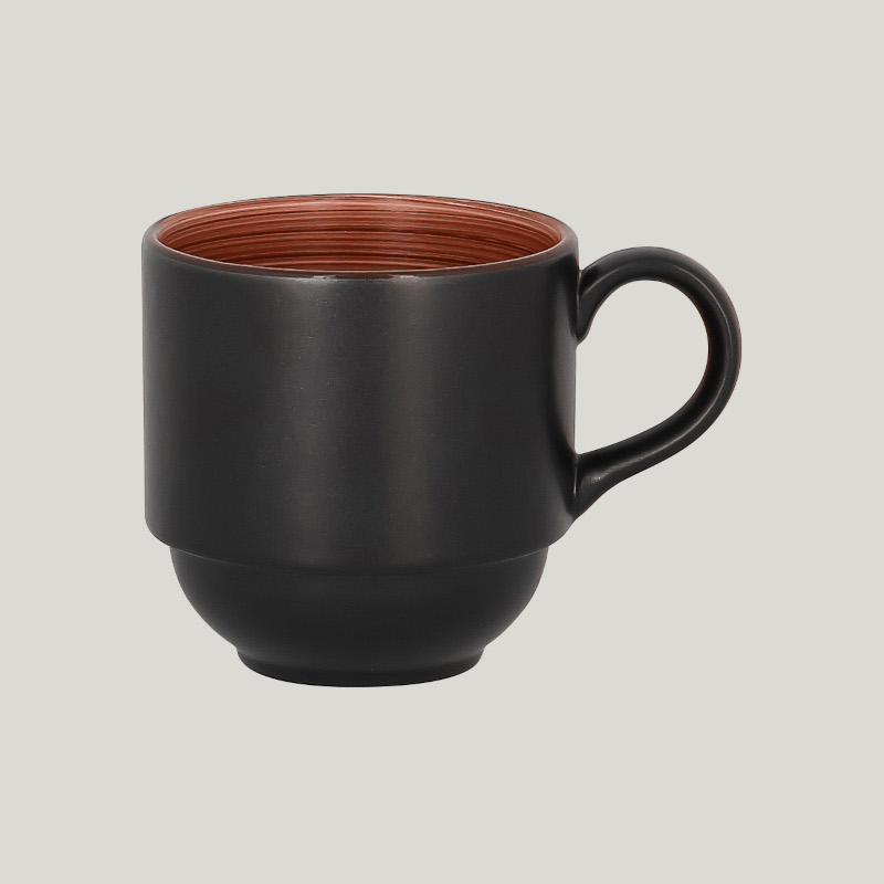 RAK Porcelain RAK Trinidad šálek stohovatelný 200 ml, hnědý | RAK-TRCLSC20BW RAK Porcelain RAK Trinidad šálek stohovatelný 200 ml, hnědý | RAK-TRCLSC20BW