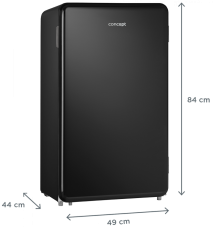 Retro lednice Concept LTR3047bcN