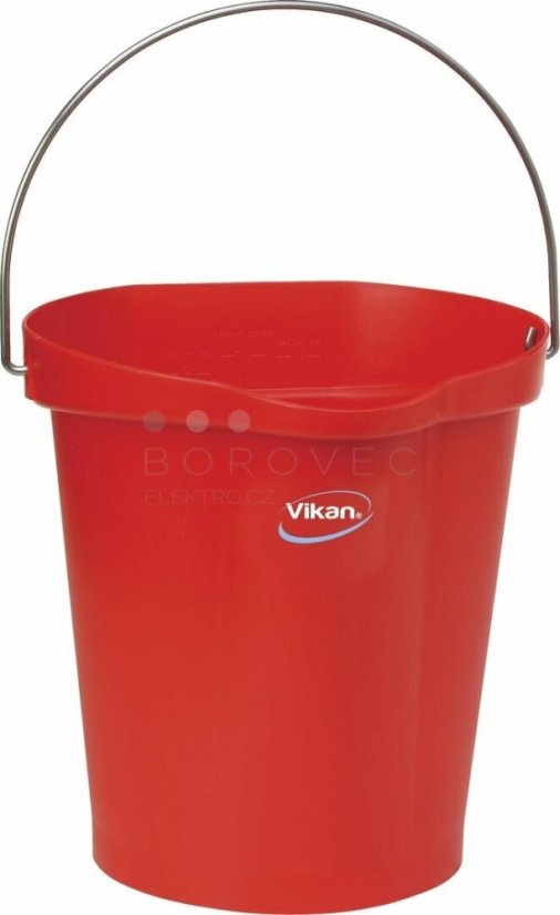 Vikan vědro 12 litrů - červená Vikan vědro 12 litrů - červená