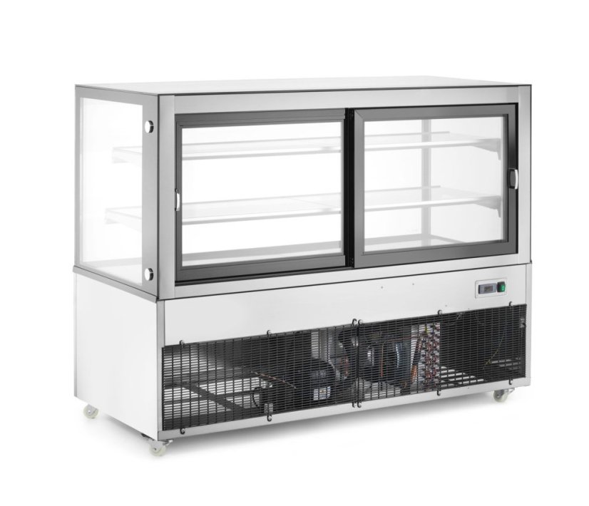 Vitrína se 2 policemi, Arktic, 230V/500W, 677x1524x(H)1230mm