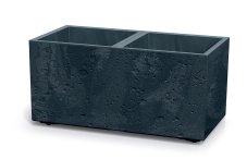 Květináč Prosperplast SIERRA CASE beton effect 77 cm antracit