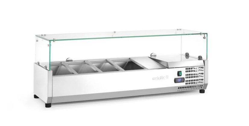 Chladicí zásobník GN 1/3, Arktic, 4x GN 1/3, GN 1/3, 24L, 230V/180W, 400x1208x(H)456mm