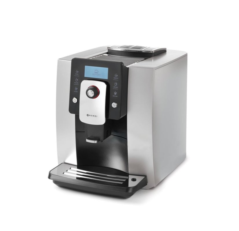 Automatický kávovar One Touch, HENDI, Stříbrná, 230V/1400W, 302x450x(H)370mm