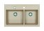 Alveus ATROX 50 terra 22 + pop up sifon 790x500x200 mm