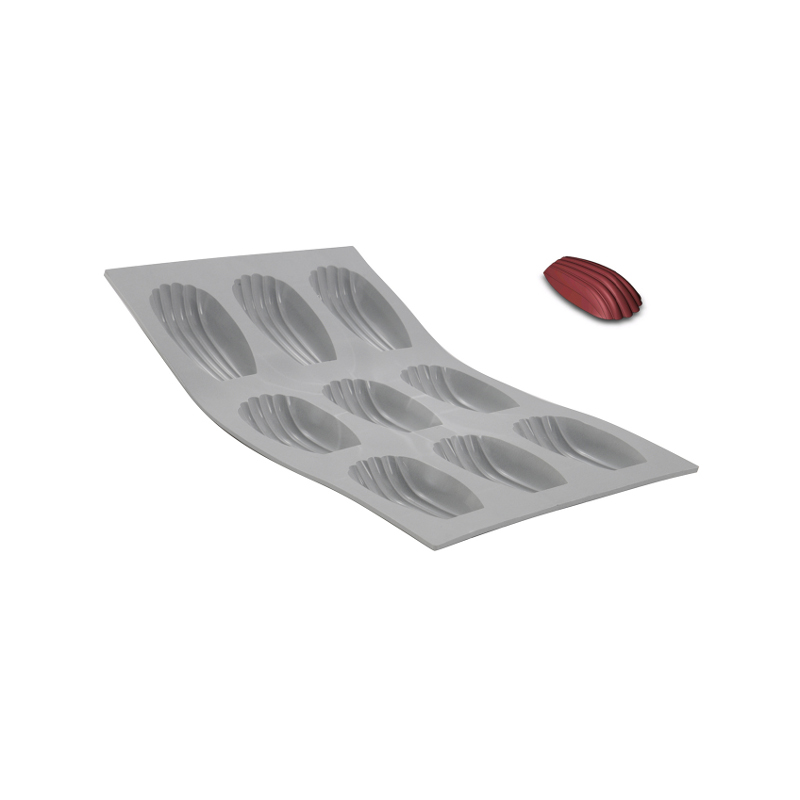 de Buyer Silikonová forma – madlenka 8 × 4,5 × 1,7 cm | D-1832-01D de Buyer Silikonová forma – madlenka 8 × 4,5 × 1,7 cm | D-1832-01D