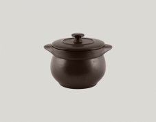 RAK Porcelain RAK Genesis mísa na polévku kulatá s pokličkou 45 cl, kakaová | RAK-GNCFST10CO