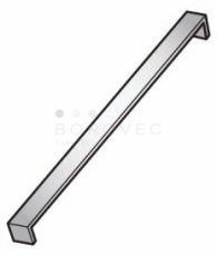 Bertos nerezový zákryt nohou (sokl) ZCT 1m
