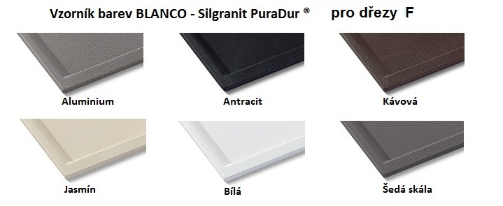 Blanco AXIA III 6 S-F InFino Silgranit antracit dřev.kráj.deska dřez vpravo s exc.