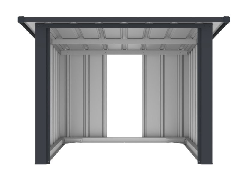 Garáž pro robotickou sekačku G21 88x62x98 cm, antracitová