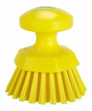 Vikan kartáč ruční kulatý 11cm T/žlutý 38856
