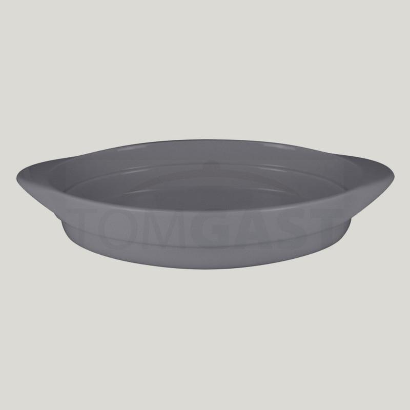 RAK Porcelain RAK Chef's Fusion pekáč oválný 37,2 × 25 cm, šedý | RAK-CFOD44GYBD RAK Porcelain RAK Chef's Fusion pekáč oválný 37,2 × 25 cm, šedý | RAK-CFOD44GYBD